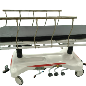 Hydraulic patient stretcher