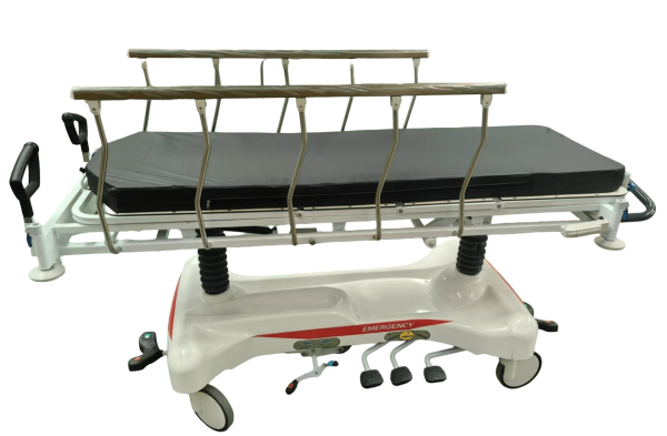 Hydraulic patient stretcher